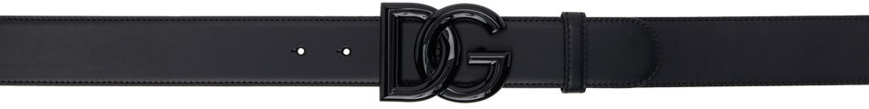 Opasok Dolce & Gabbana Black DG Belt Čierna | BE1578 AQ069, 0