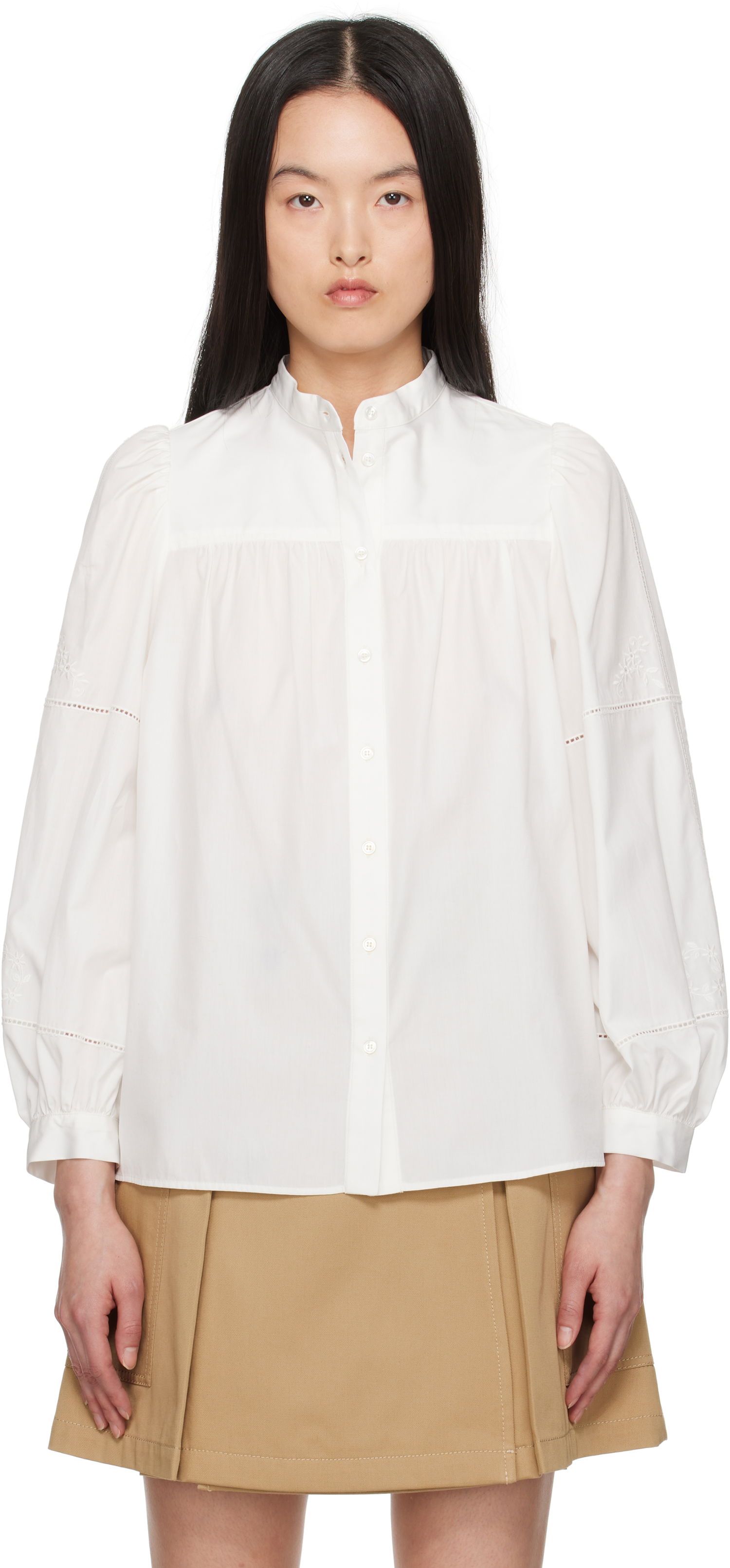 Košeľa Max Mara Weekend Max Mara White Ribaldo Blouse Biela | 2515111111600, 0
