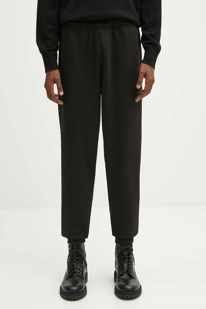 Tepláky Lacoste Lacoste Cropped Lounge Pants Čierna | XH5132