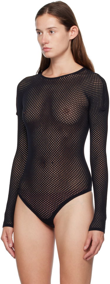 Body WARDROBE.NYC Rosie Huntington-Whiteley Edition Web Long Sleeve Bodysuit Čierna | W1107R18KN, 3