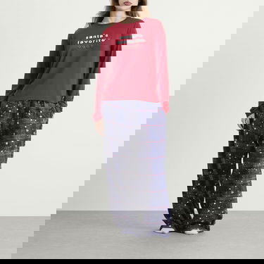 Pyžamo SKIMS CPFM Long Sleeve & Flannel Pant Sleep Set Santa'S Fav Print Rôznofarebný | ST-SET-10060W-SFB, 6