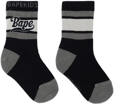 Ponožky BAPE A Bathing Ape Kids 'Bape Line' Socks Čierna | 001SOI803001K, 0