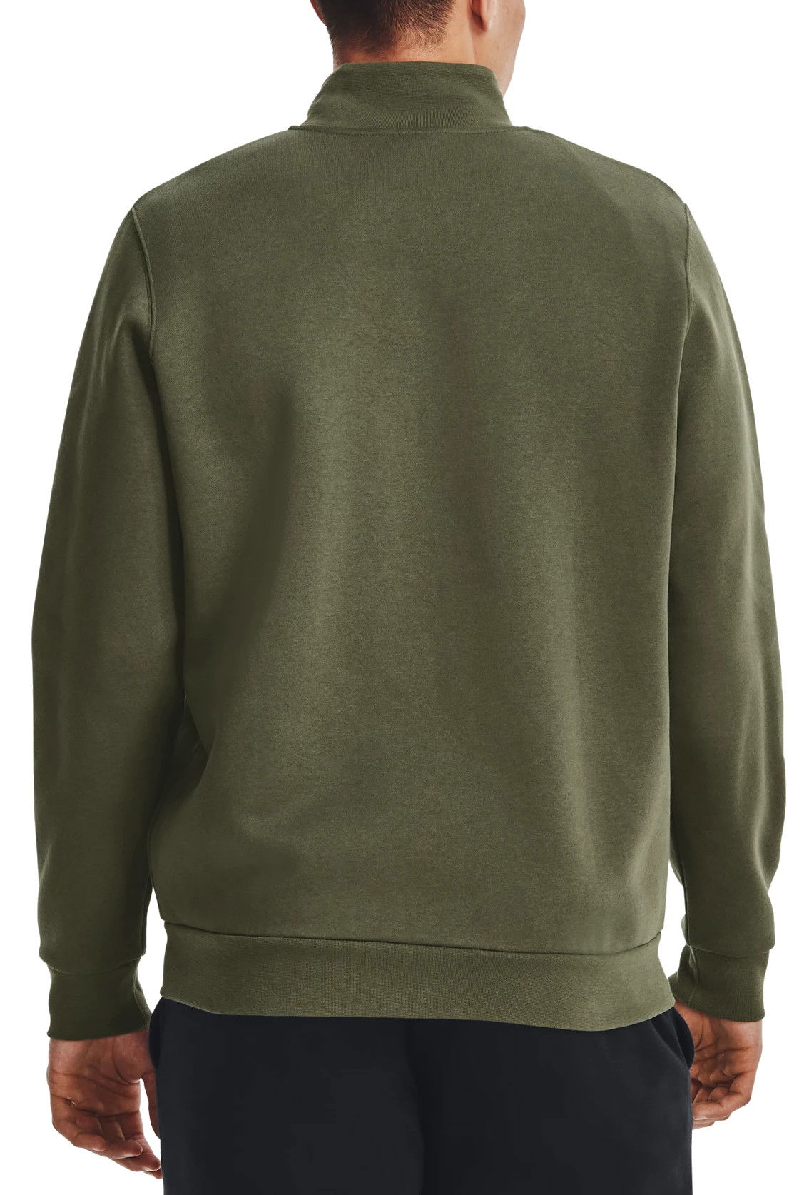 Mikina Under Armour Essential Fleece Track Sweatshirt Zelené | 1381035-390, 1