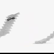 Script Logo Sports Sock Melange Grey