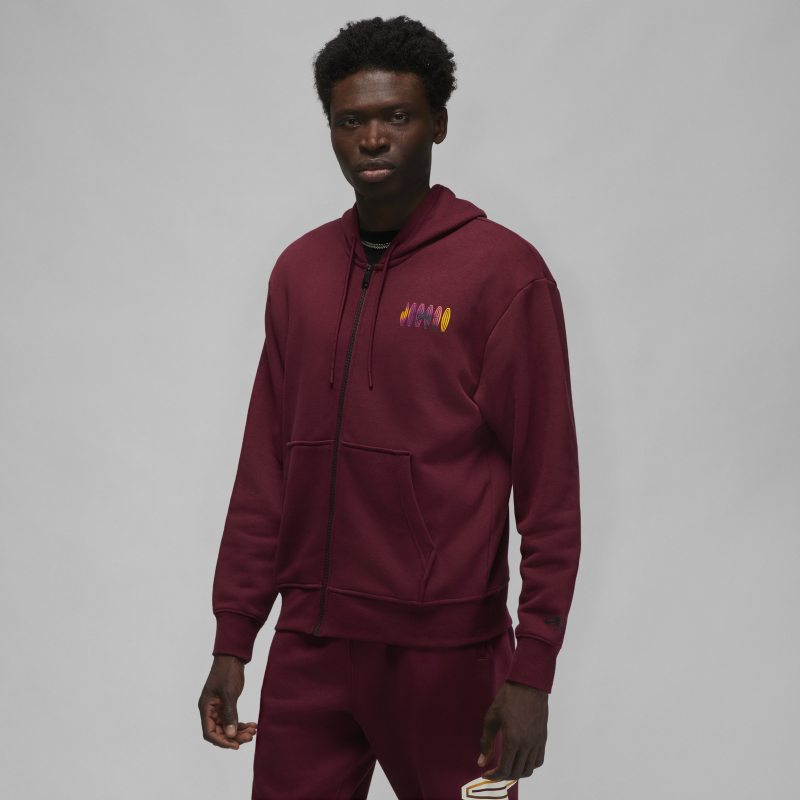 Mikina Jordan Flight MVP Full-Zip Hoodie Vínová | DQ7564-680, 0