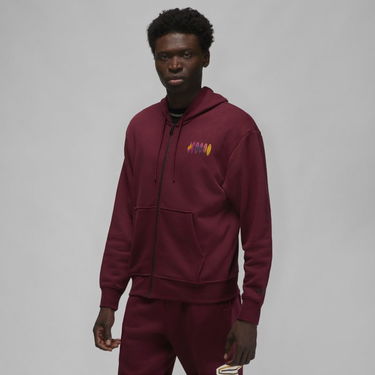 Mikina Jordan Flight MVP Full-Zip Hoodie Vínová | DQ7564-680, 0
