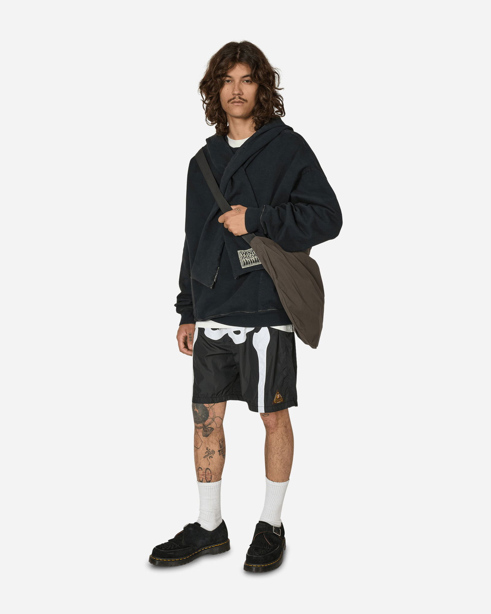 Attached-Scarf Hoodie
