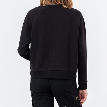 Mikina Vans Sweatshirt Flying Boxy Crew Čierna | vn0a47thblk1, 3