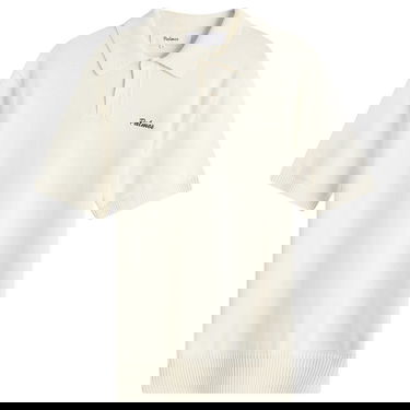 Polo tričko Palmes Cotton Knit Polo Biela | P40-0027-036, 1