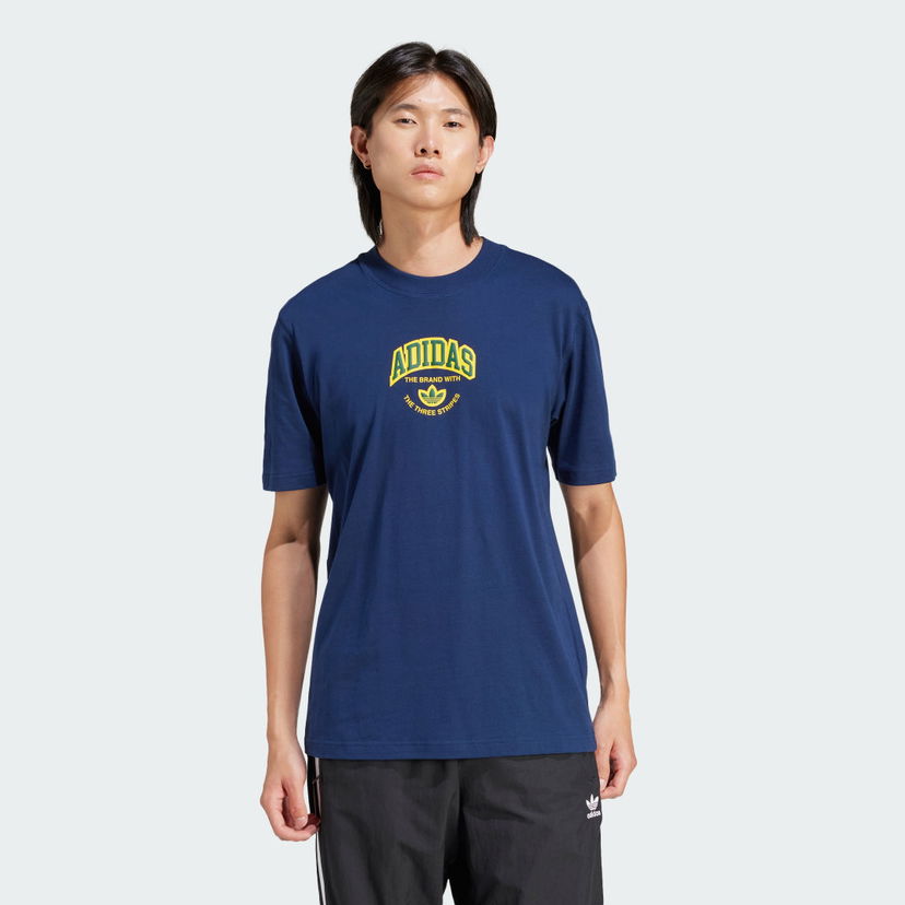 Tričko adidas Originals VRCT Short Sleeve Tee Navy | IS0184