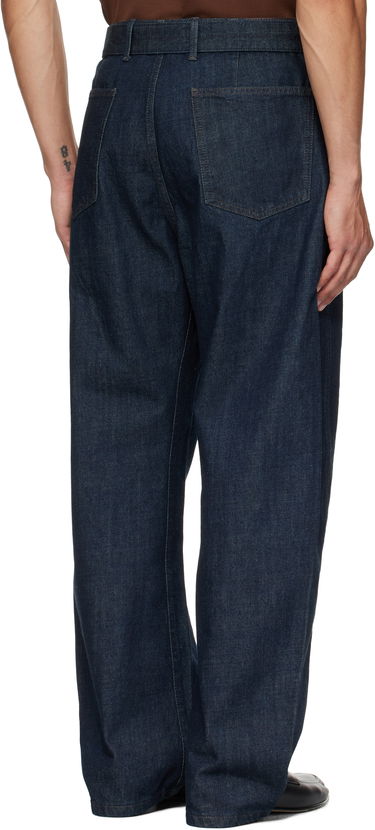 Džínsy LEMAIRE Lemaire Twisted Belted Jeans Modrá | PA326 LD1056, 2