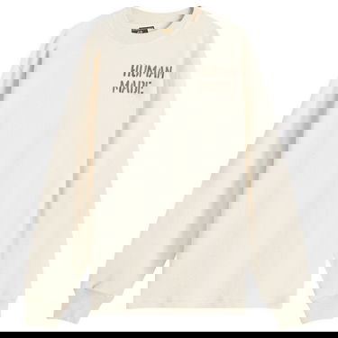 Sveter Human Made Thermal Long Sleeve T-Shirt Size Large Béžová | HM28CS006-WH, 1