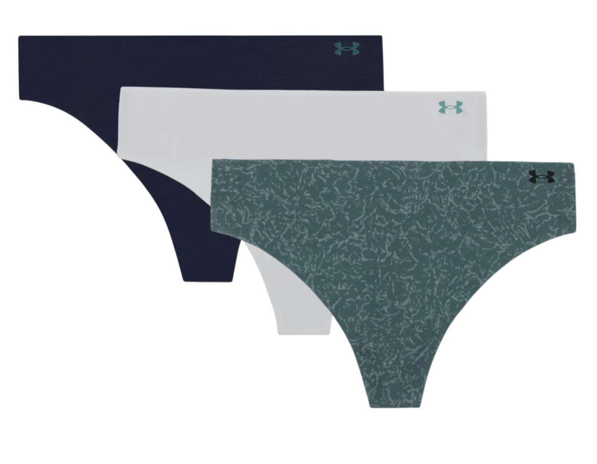 Nohavičky Under Armour Under Armour Print 3-Pack Thong Underwear Rôznofarebný | 1383894-587, 0