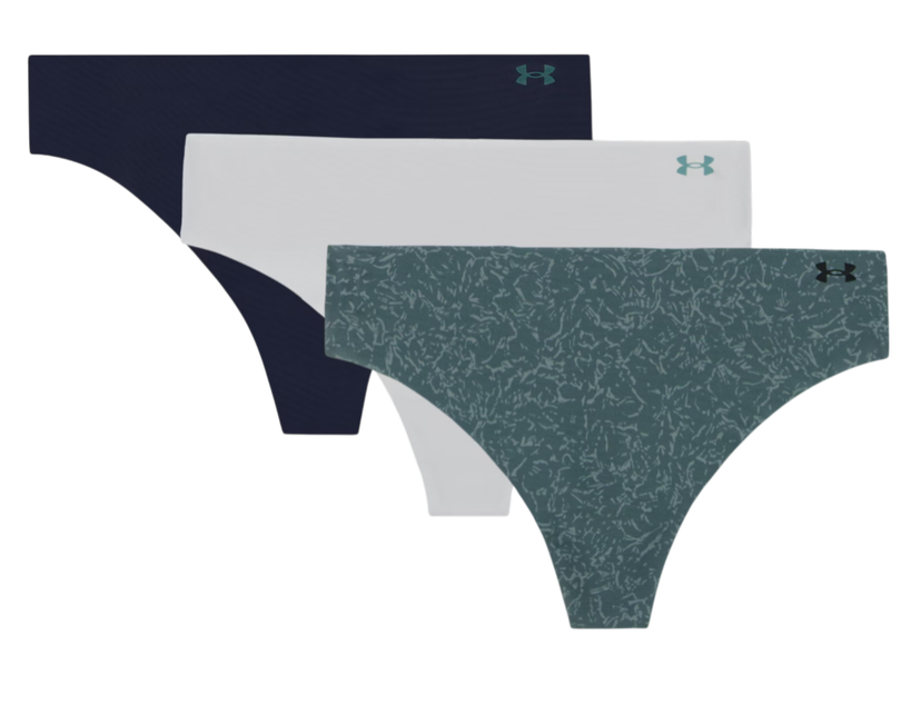 Nohavičky Under Armour Under Armour Print 3-Pack Thong Underwear Rôznofarebný | 1383894-587