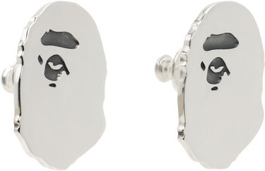 Náušnice BAPE Ape Head Silver Earrings Metalická | 001GDK801009M, 1