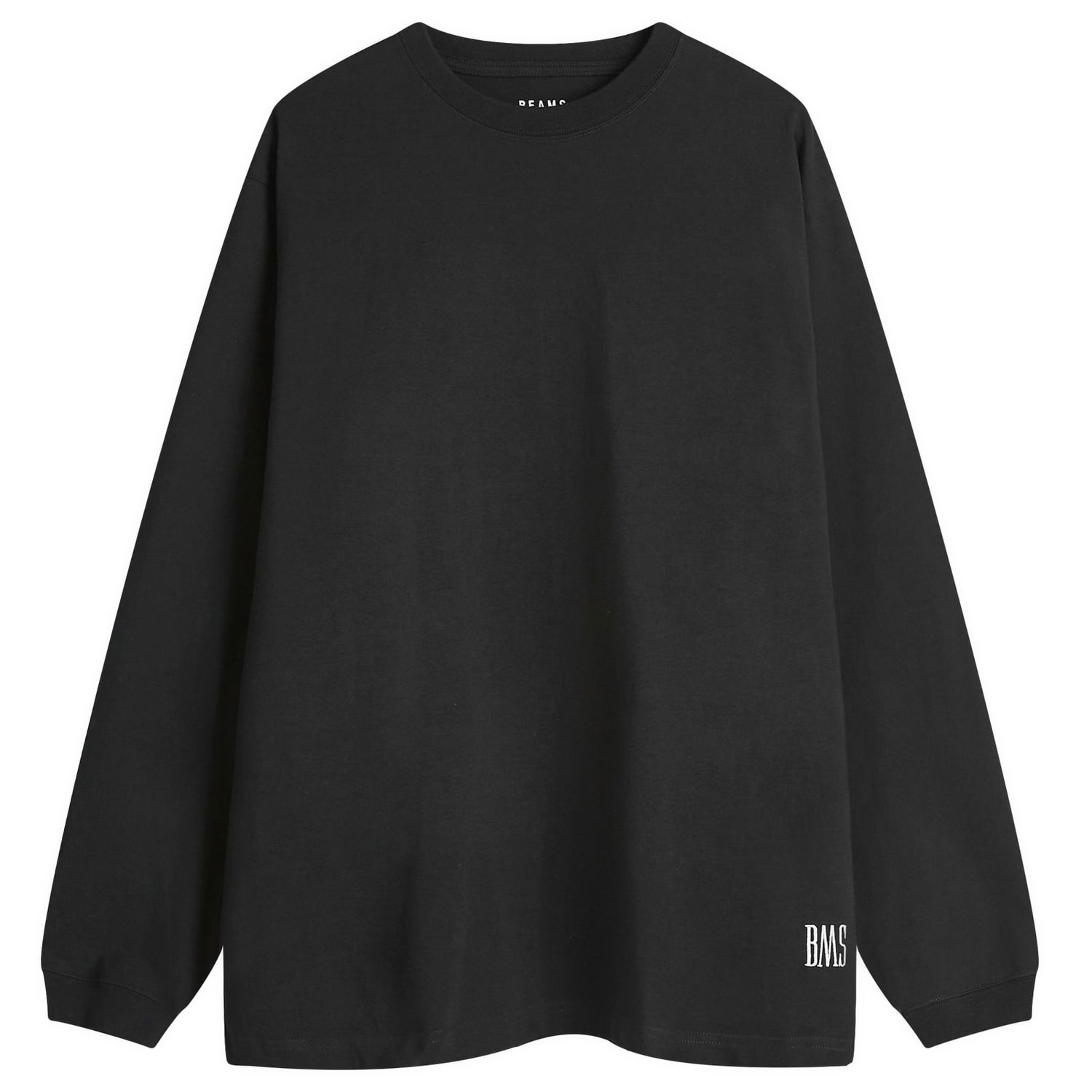 Mikina BEAMS BMS Logo Long Sleeve T-Shirt, Size Medium Čierna | 1114-0227-803-19, 0