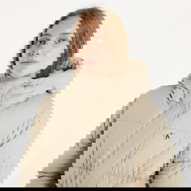 Kabáty CALVIN KLEIN Jeans Belted Midweight Coat Béžová | LV047D508G NSU, 1