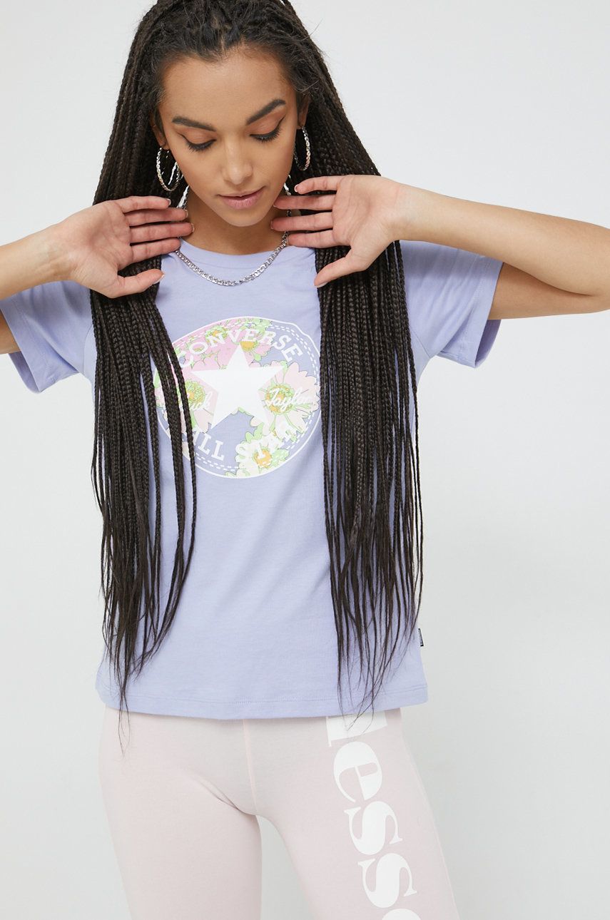 Converse Floral Logo T-Shirt