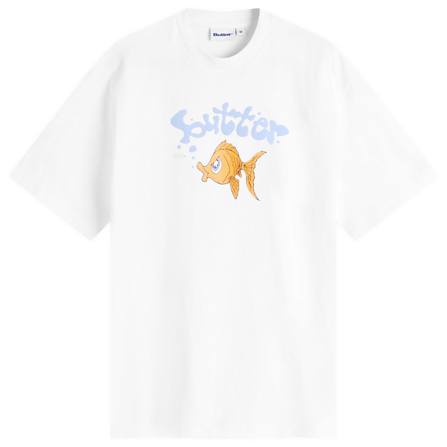 Tričko Butter Goods Goldfish Graphic Tee Biela | BG252102-WHT, 0
