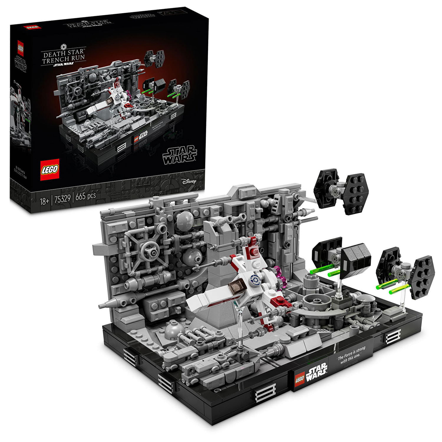 Flexstyle LEGO Star Wars™ 75329 Death Star™ Trench Run Diorama Rôznofarebný | 75329LEG, 0