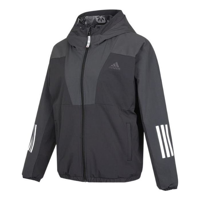 Vetrovka adidas Originals Reversible Hooded Jacket Čierna | HC2801