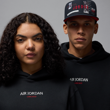 Mikina Jordan Air Jordan Wordmark Chicago Fleece Hoodie Čierna | HF9289-010, 4