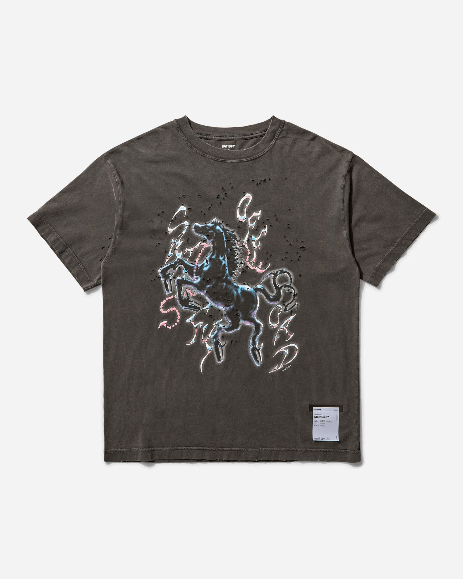 Tričko Satisfy MothTech Graphic T-Shirt Čierna | 11006 AB-AHO, 0