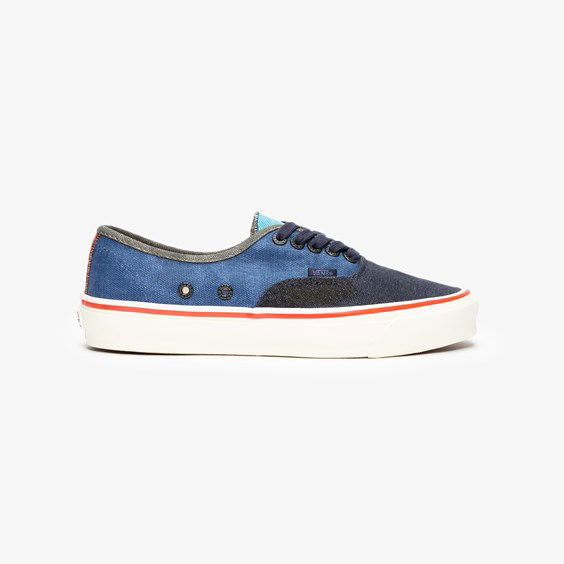 Tenisky a topánky Vans Nigel Cabourn x OG Authentic LX "Crazy Navy Mix" Modrá | VN0A4BV99RD1, 0