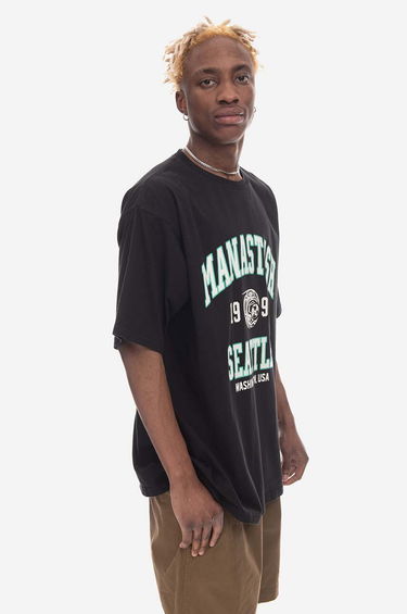 Tričko Manastash T-shirt With Print Čierna | 7923134050, 1