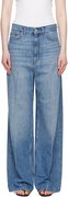 Stella McCartney Faded Wide-Leg High-Rise Jeans
