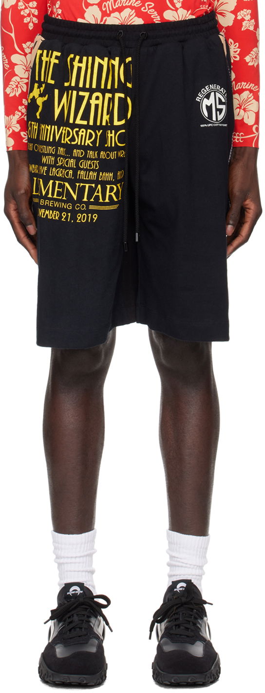 Šortky Marine Serre Regenerated T-Shirt Shorts Čierna | MSH007 UJER0003