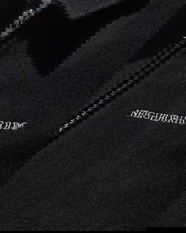 Bomber bunda Neighborhood Melton Zip Work Jacket Čierna | 242ZANH-JKM01 BK, 3