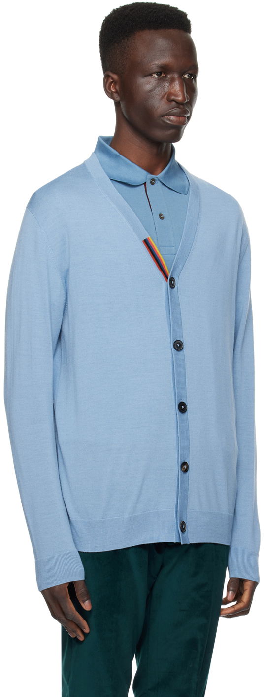 Sveter Paul Smith Paul Smith Striped Cardigan Modrá | M1R-122X-L02094-41, 1