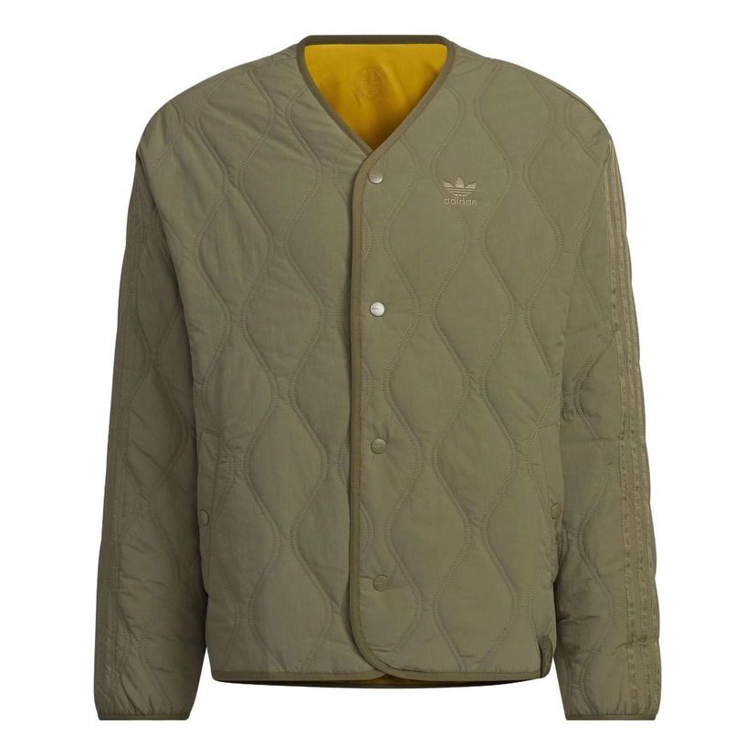 Prešívaná bunda adidas Originals Originals TOC Reversible Padded Jacket Zelené | IZ1534