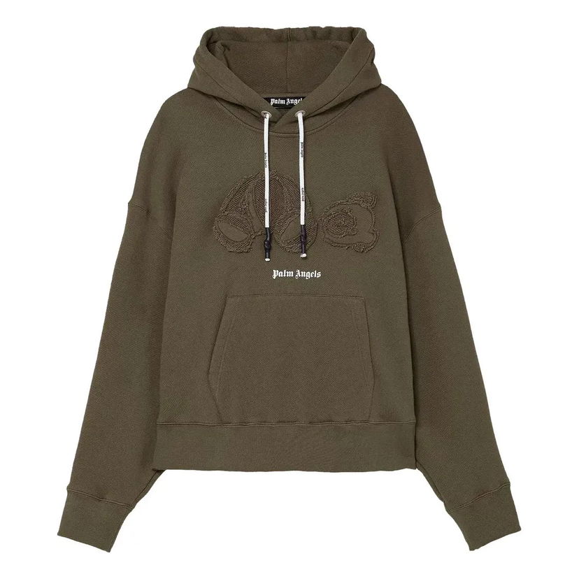 Mikina Palm Angels Palm Angels Bear Hoodie Zelené | PMBB058S21FLE0055601