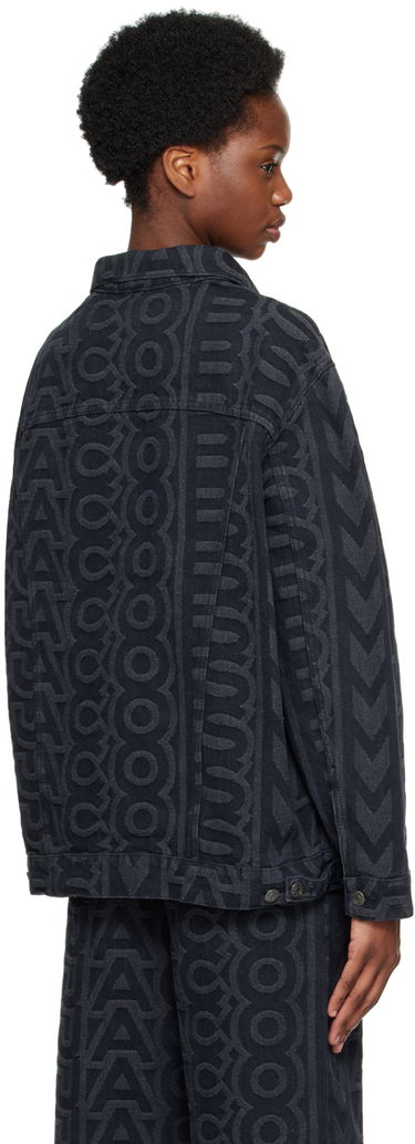 Bunda Marc Jacobs Marc Jacobs 'The Monogram' Denim Jacket Čierna | D209C14RE22, 2