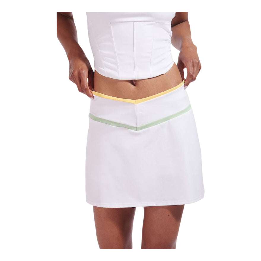 Sukňa New Balance STAUD Tennis Skirt Biela | WK11477IV, 0