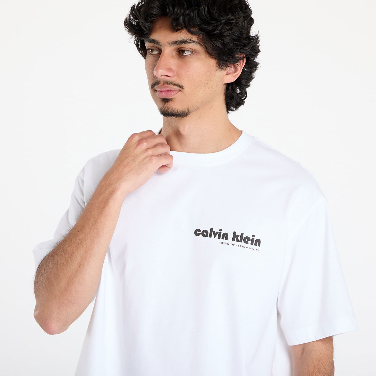 Tričko CALVIN KLEIN Calvin Klein Jeans Short Sleeve T-Shirt Biela | LV04RC829G YAA, 1
