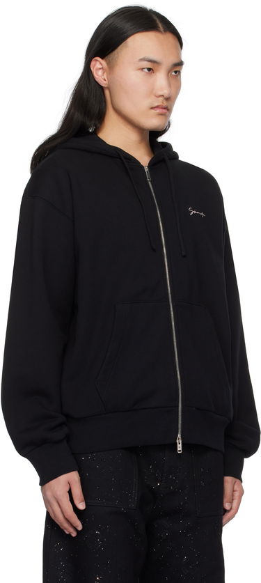 Mikina Givenchy Print Zipped Hoodie Čierna | BMJ0LB3YPS001, 1
