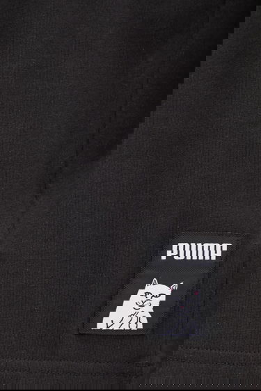 Tričko Puma Cotton T-Shirt with Graphic Back Print Puma x RIPNDIP Čierna | 632413, 3