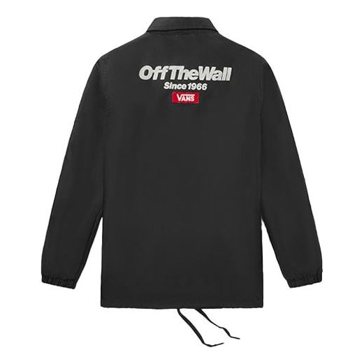 Vetrovka Vans Coaches Jacket Back Alphabet Logo Čierna | VN0A489UBLK, 0