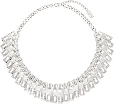 Náhrdelník Marc Jacobs Marc Jacobs J Marc Zipper Statement Necklace Metalická | 2R4JNC001J19, 0