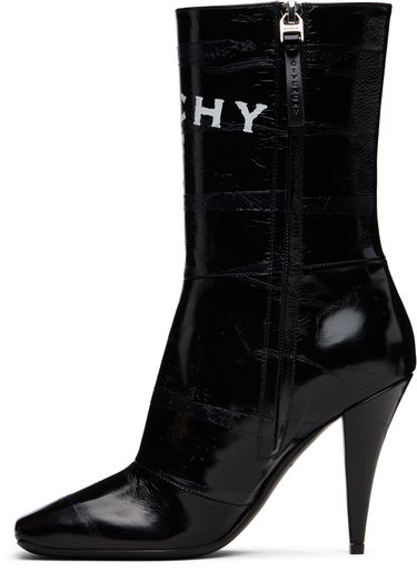 Tenisky a topánky Givenchy Givenchy Sliced Square 'GIVENCHY' Tape Boots Čierna | BE605FE2FQ001, 2