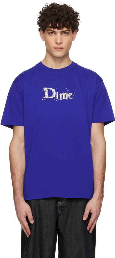 Tričko Dime Classic Stone Graphic T-Shirt Modrá | DIMEHO2455NVY, 0