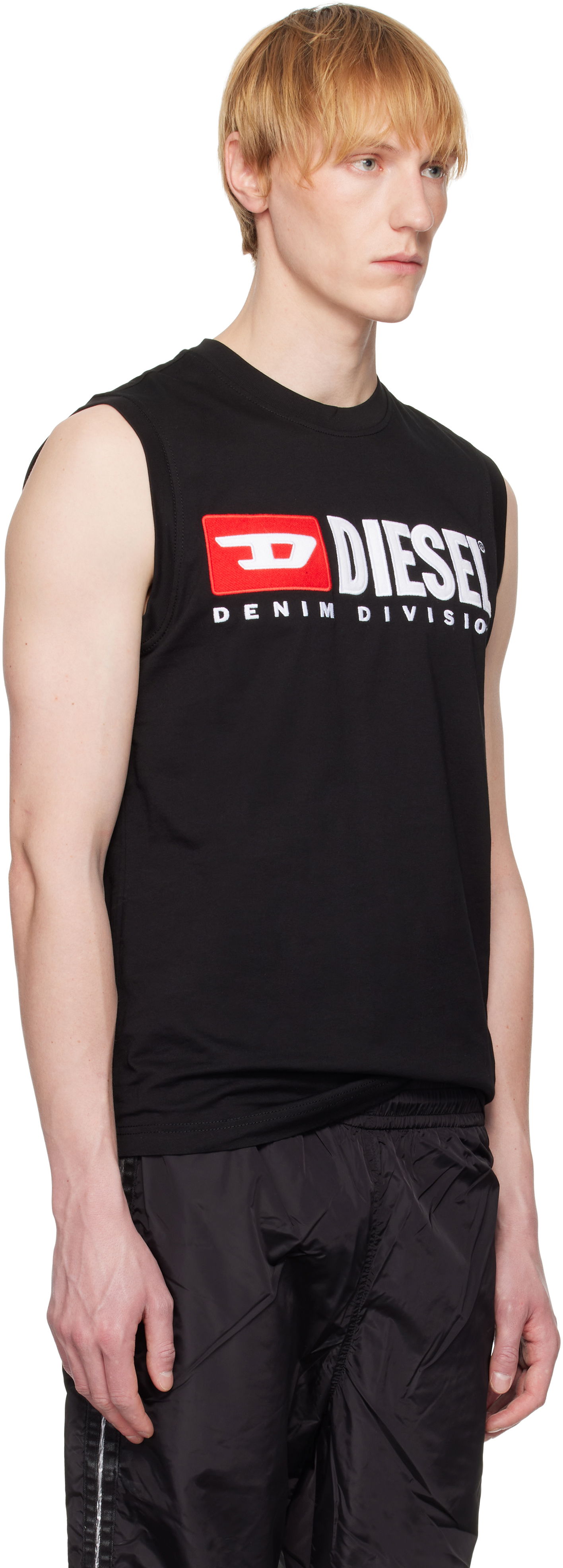 Tielko Diesel T-Isco-Div Tank Top Čierna | A105080GRAI9XX, 1