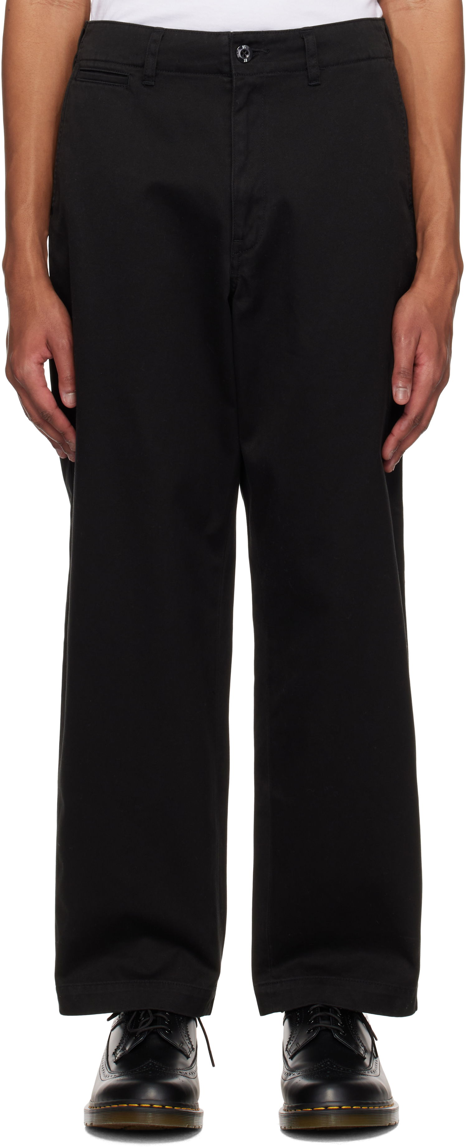 Nohavice Neighborhood Neighborhood Classic Trousers Čierna | 242AQNH-PTM04, 0