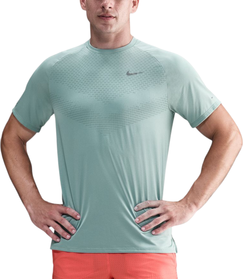 Tričko Nike Running T-shirt Stride Tyrkysová | hv5203-017