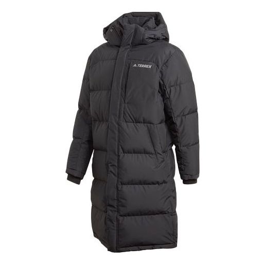 Prešívaná bunda adidas Performance adidas Terrex Long Down Parka Čierna | GE9877, 0