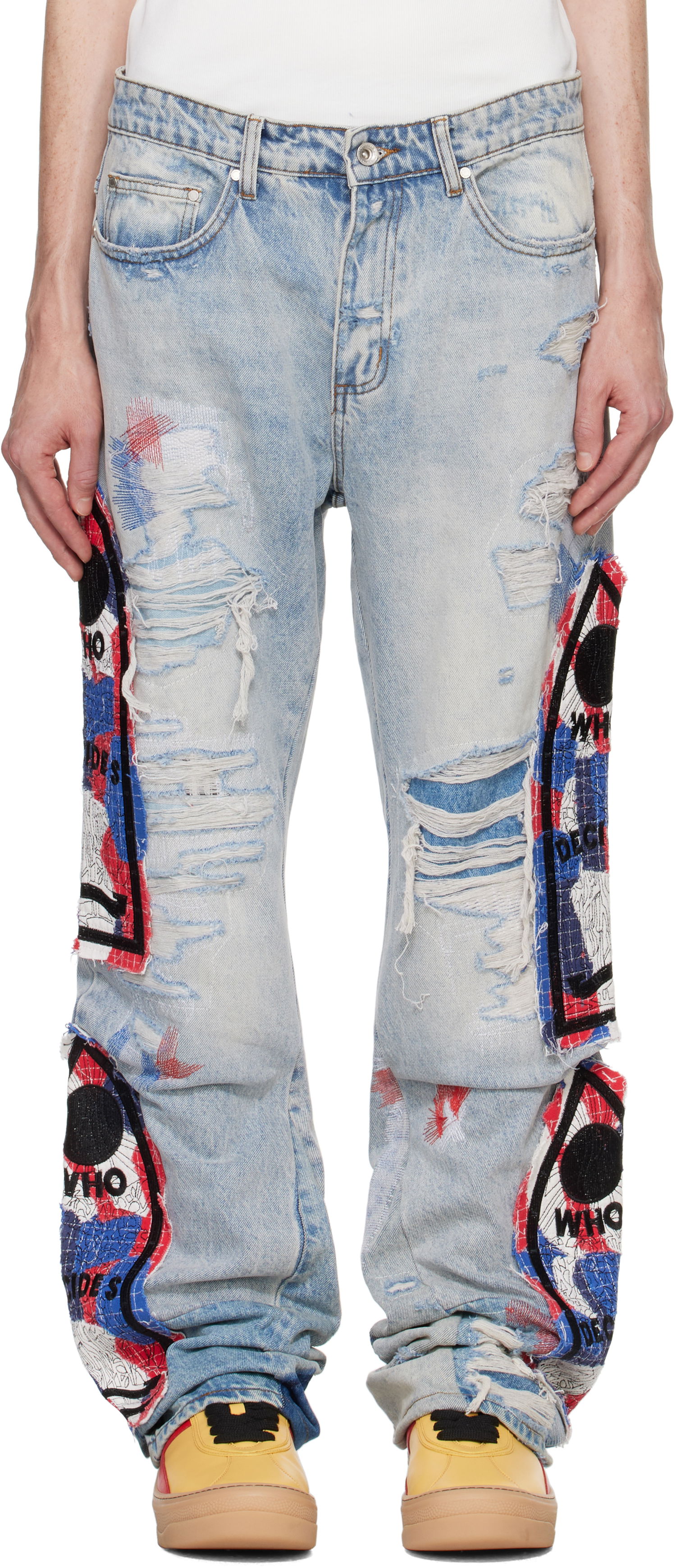 Džínsy Who Decides War Glory Jeans Modrá | 1120540030FW24, 0