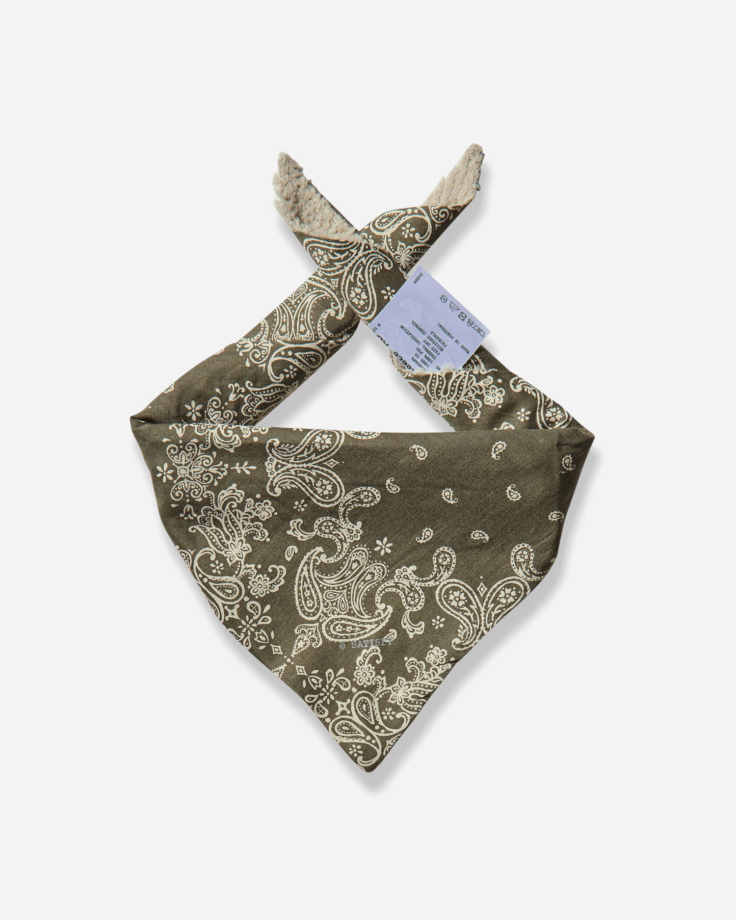 Šál Satisfy Paisley Print Bandana Zelené | 34000 50700, 1